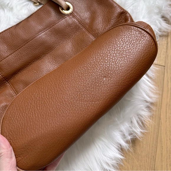 Michael Kors Tan Pebbled Leather Tote Bag - Picture 4 of 6